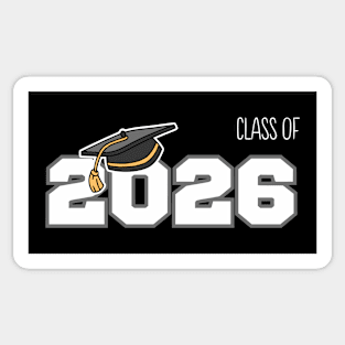 Class of 2026 Senior 26 Shirt High School Graduation Party Sticker